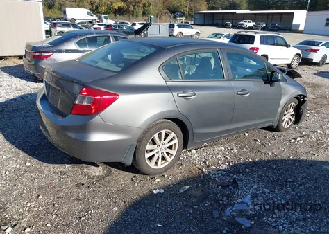 2012 Honda Civic Ex-L from USA, damaged, VIN 2HGFB2F93CH511290